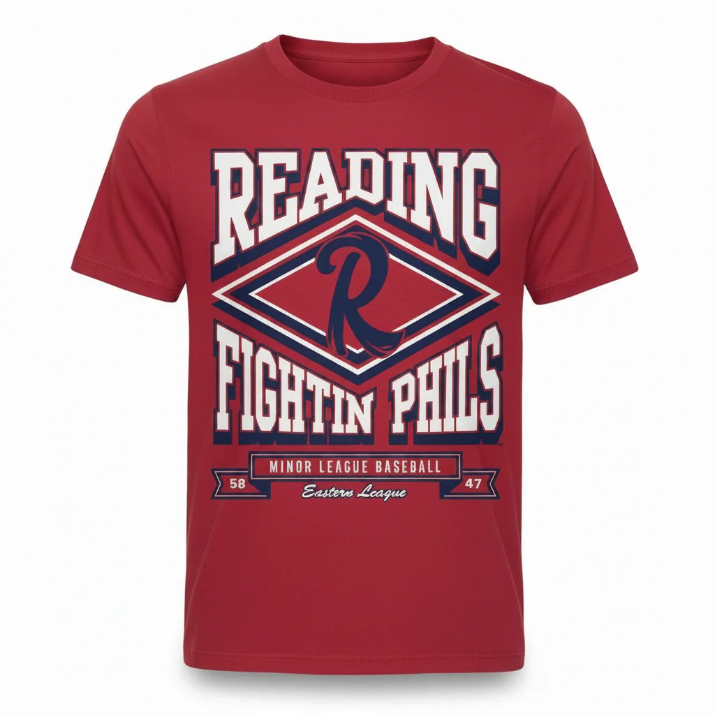 '47 Reading Fightin Phils Red Foundation Tee