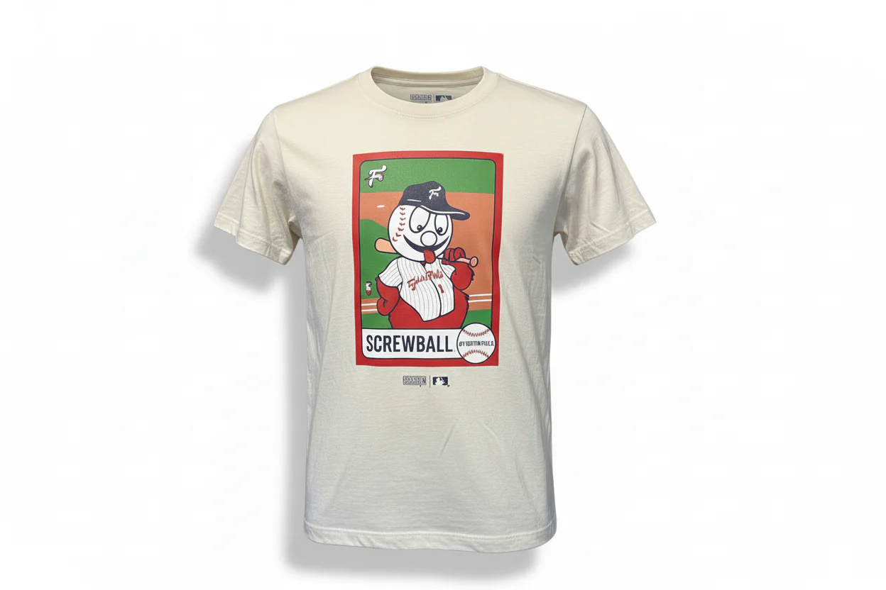Baseballism Screwball Baseball Card Youth T-Shirt
