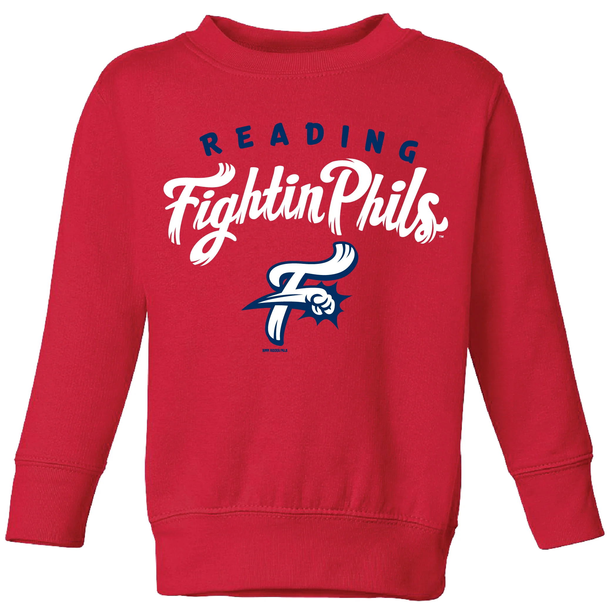 Bimmridder Toddler Red Primary Logo Crewneck
