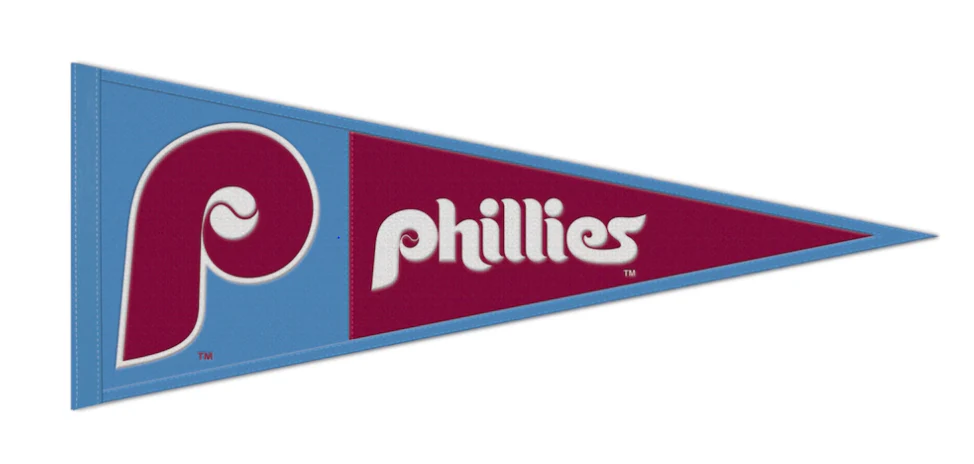 Philadelphia Phillies Throwback Wool Pennant