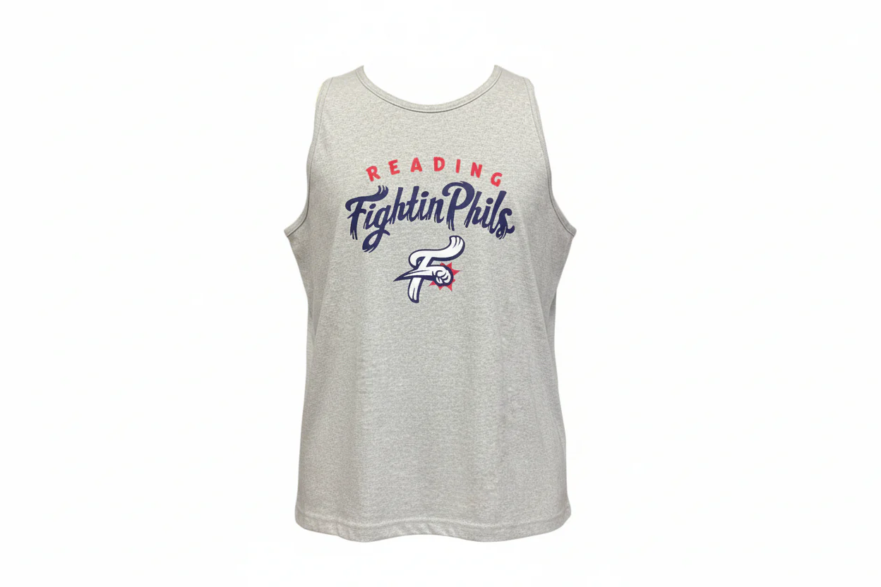 Heather Grey Fightin Phils Men's Tank
