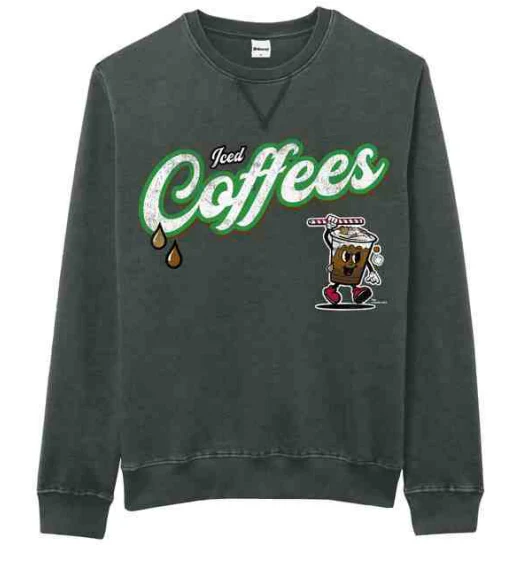 *Pre-Order* L2 Reading Iced Coffees Heather Dark Green Crewneck