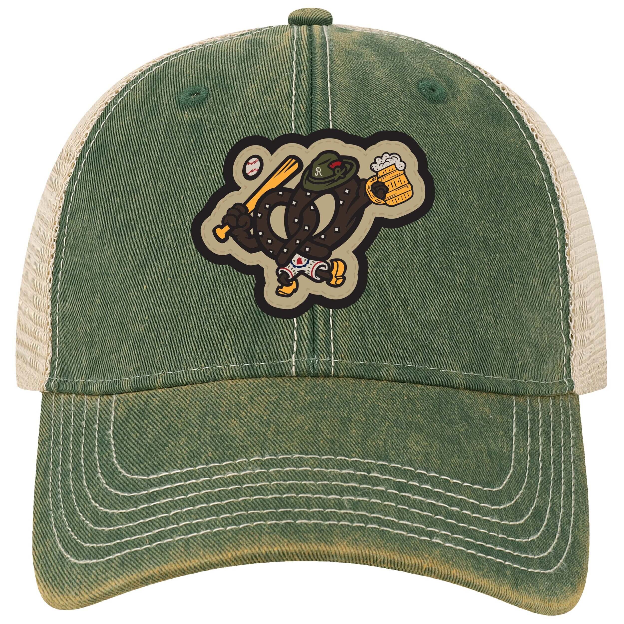 L2 Reading Prost Old Fashioned Green Adjustable Trucker Hat