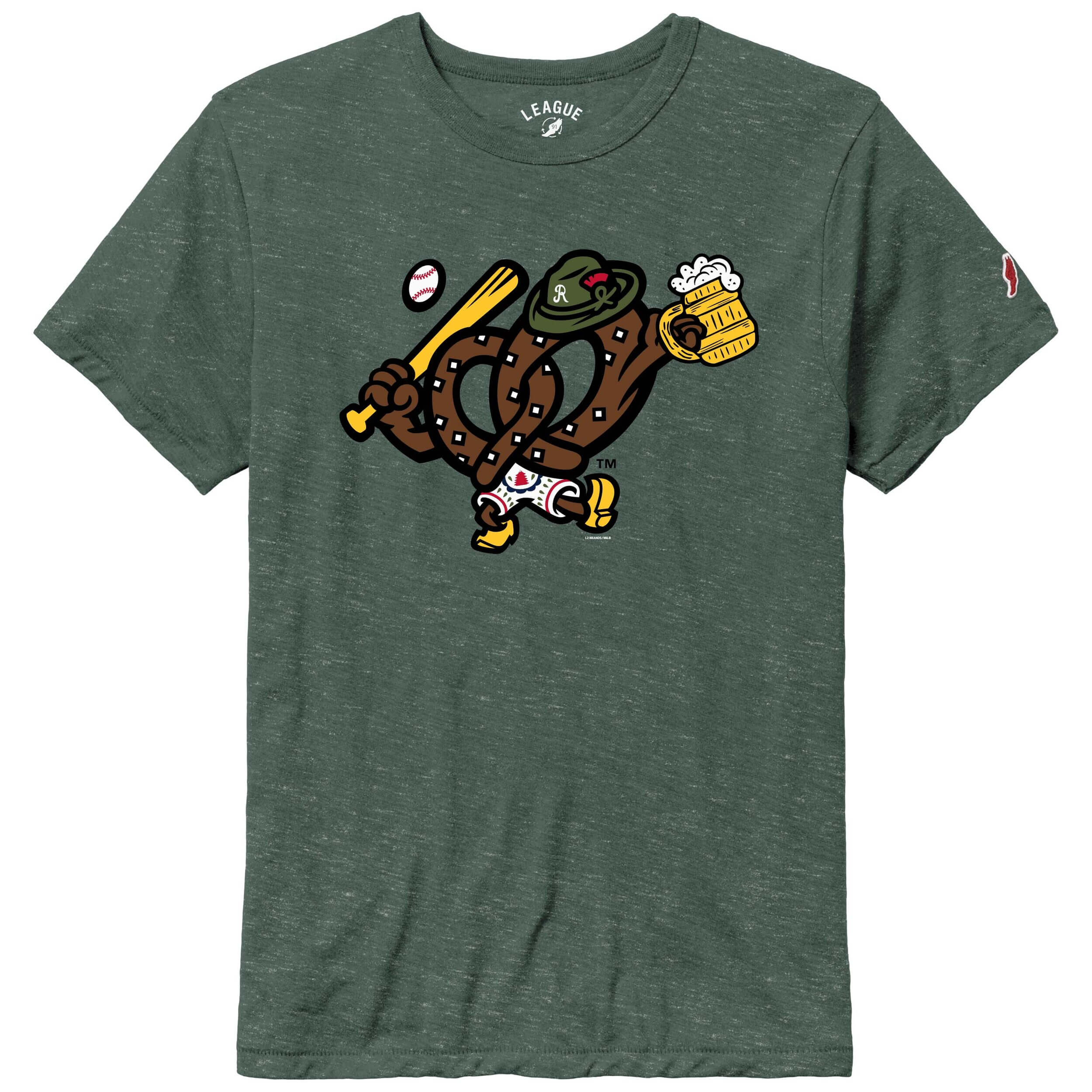 L2 Reading Prost Vintage Hunter Green Logo Tee