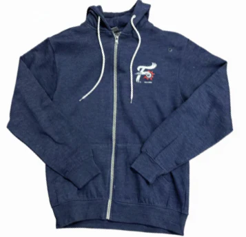 MV Sport Navy F-Fist Full Zip Up Hoodie
