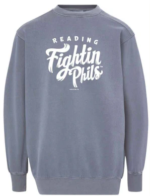 MV Sport Oxford Blue Fightin Phils Crewneck