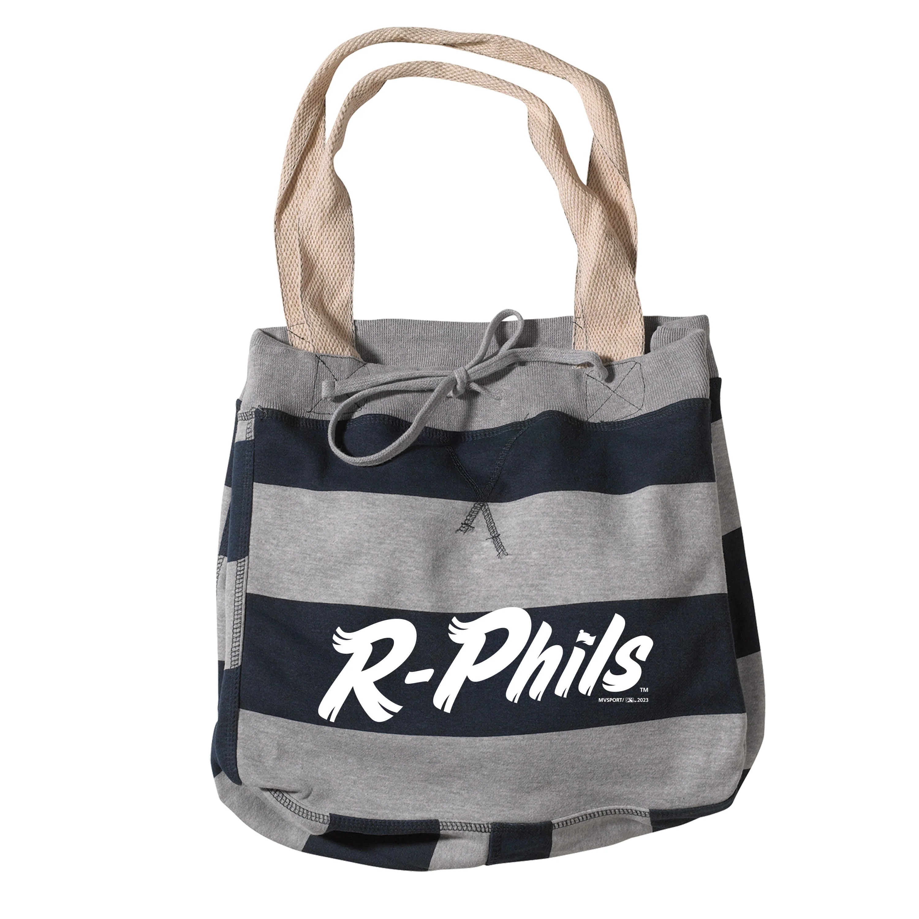 MV Sport Navy & Gray Tote Bag