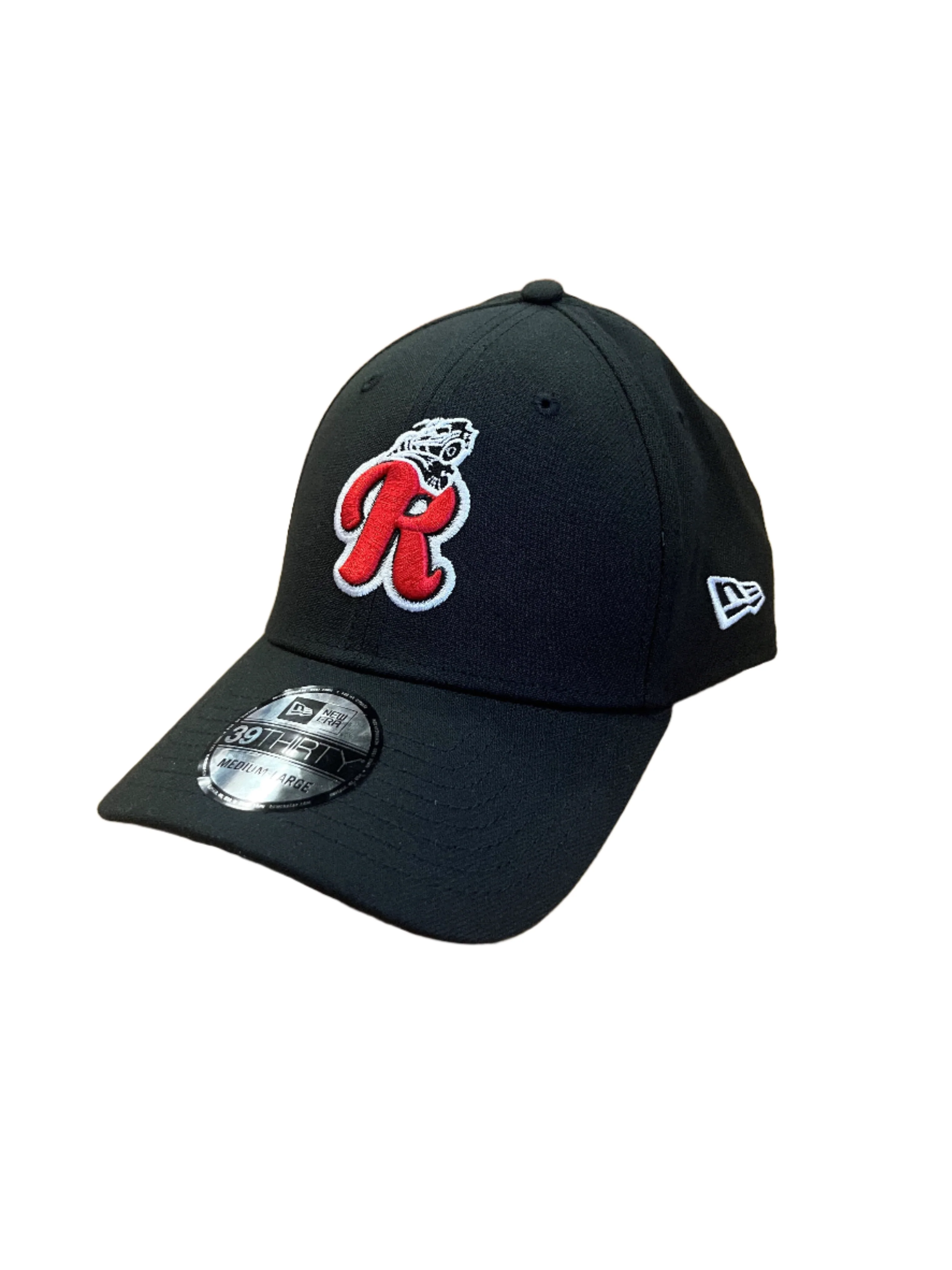 New Era 39Thirty Alt. 2 Black and Red Train Retro Stretch-Fit Hat