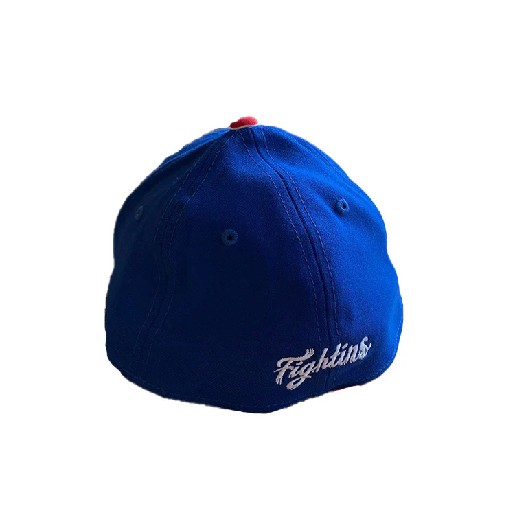 New Era 39Thirty Alt. 1 Royal Blue and Red Train Retro Stretch-Fit Hat - Image 2