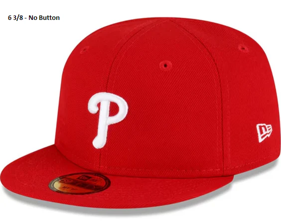 New Era 59FIFTY Youth Philadelphia Phillies Red Game MLB Authentic Collection On-Field Hat - Image 5