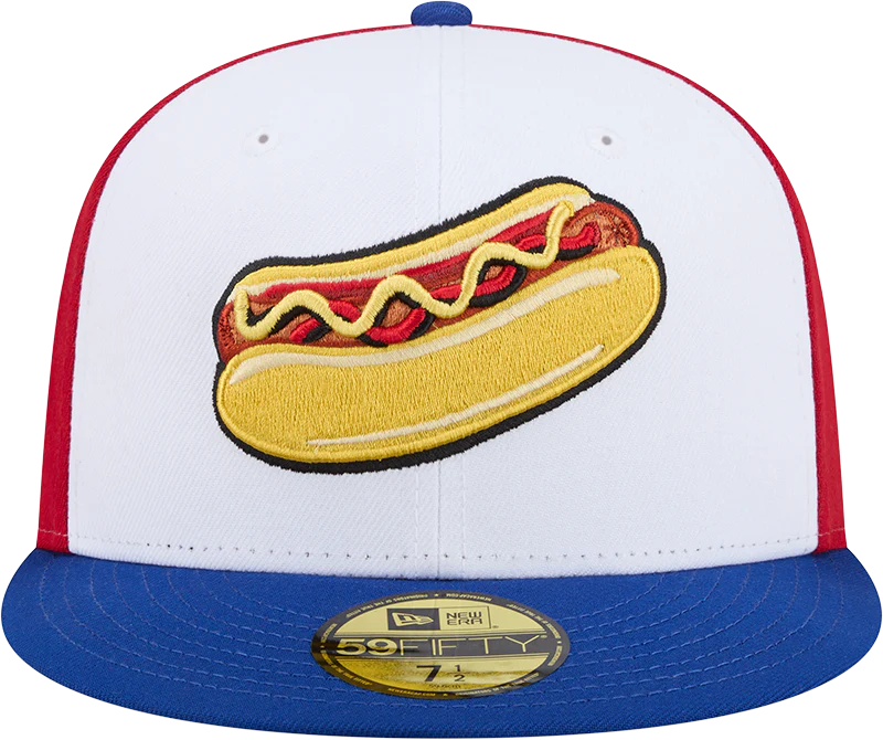 New Era 59Fifty Reading Hot Dogs MiLB Theme Nights On-Field Fitted Hat - Image 2