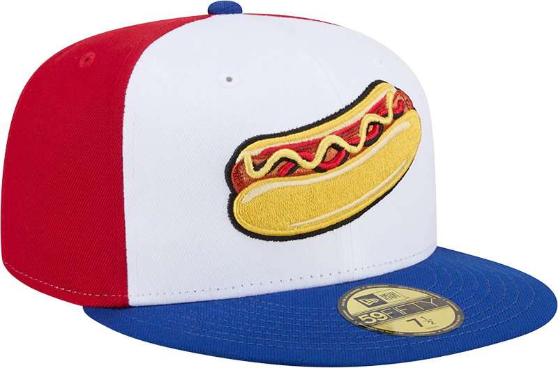 New Era 59Fifty Reading Hot Dogs MiLB Theme Nights On-Field Fitted Hat - Image 3