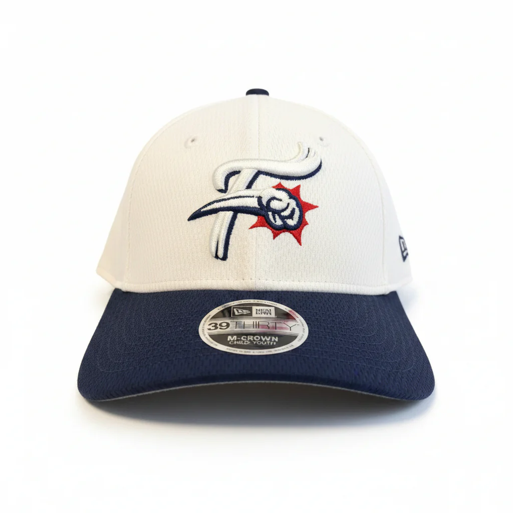 New Era 39Thirty Reading Fightin Phils White Two Tone M-Crown Youth Hat