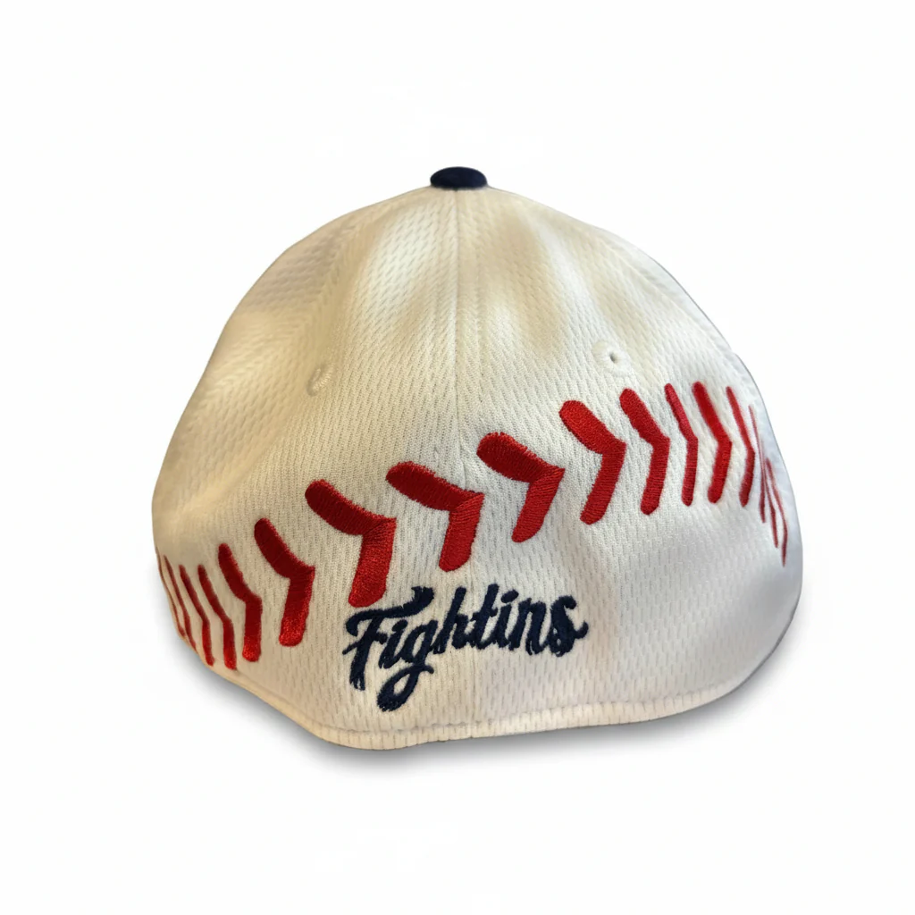 New Era 39Thirty Reading Fightin Phils White Two Tone M-Crown Youth Hat - Image 2
