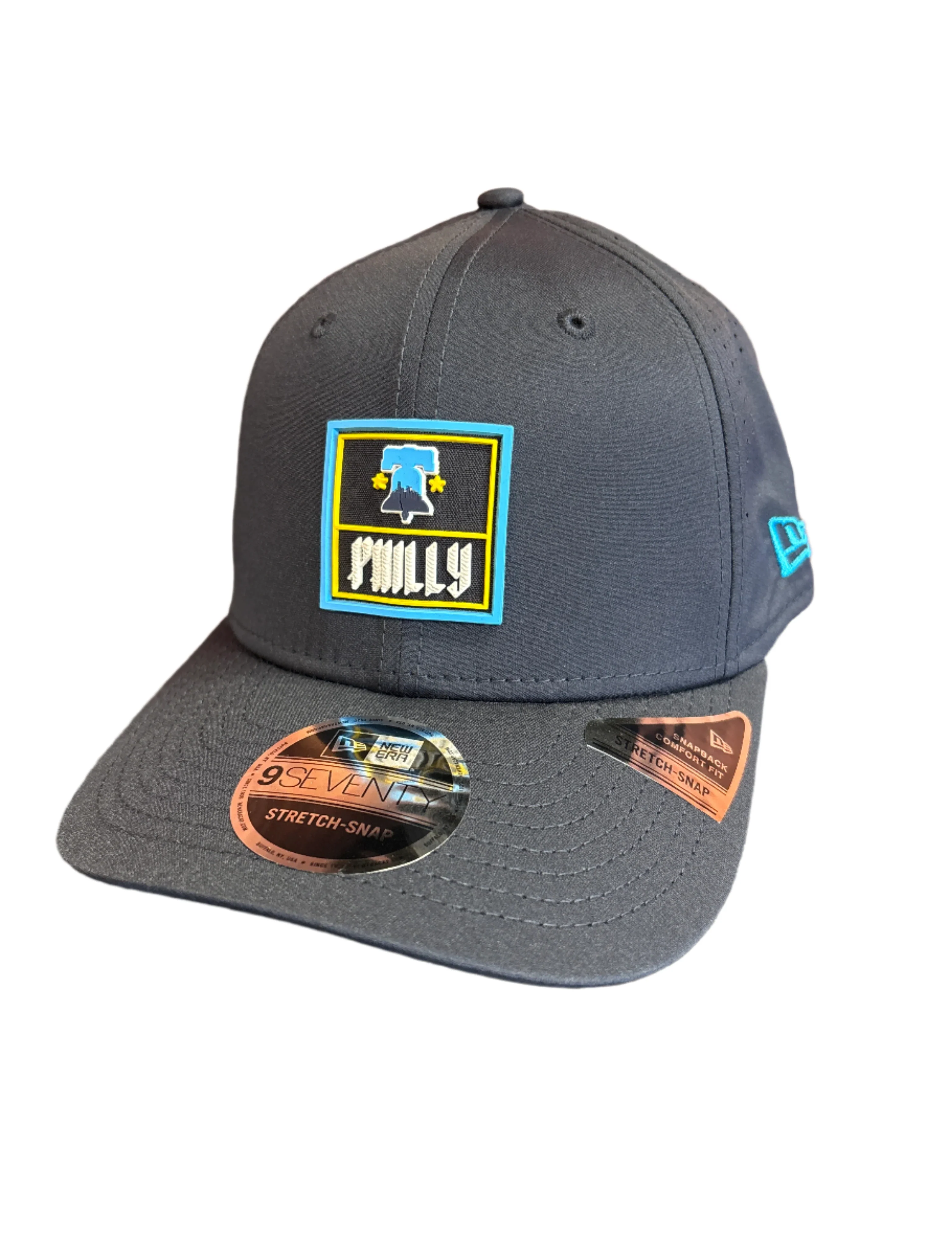 New Era Philadelphia Phillies City Connect Navy 9Seventy Stretch-Snap Square Patch Hat