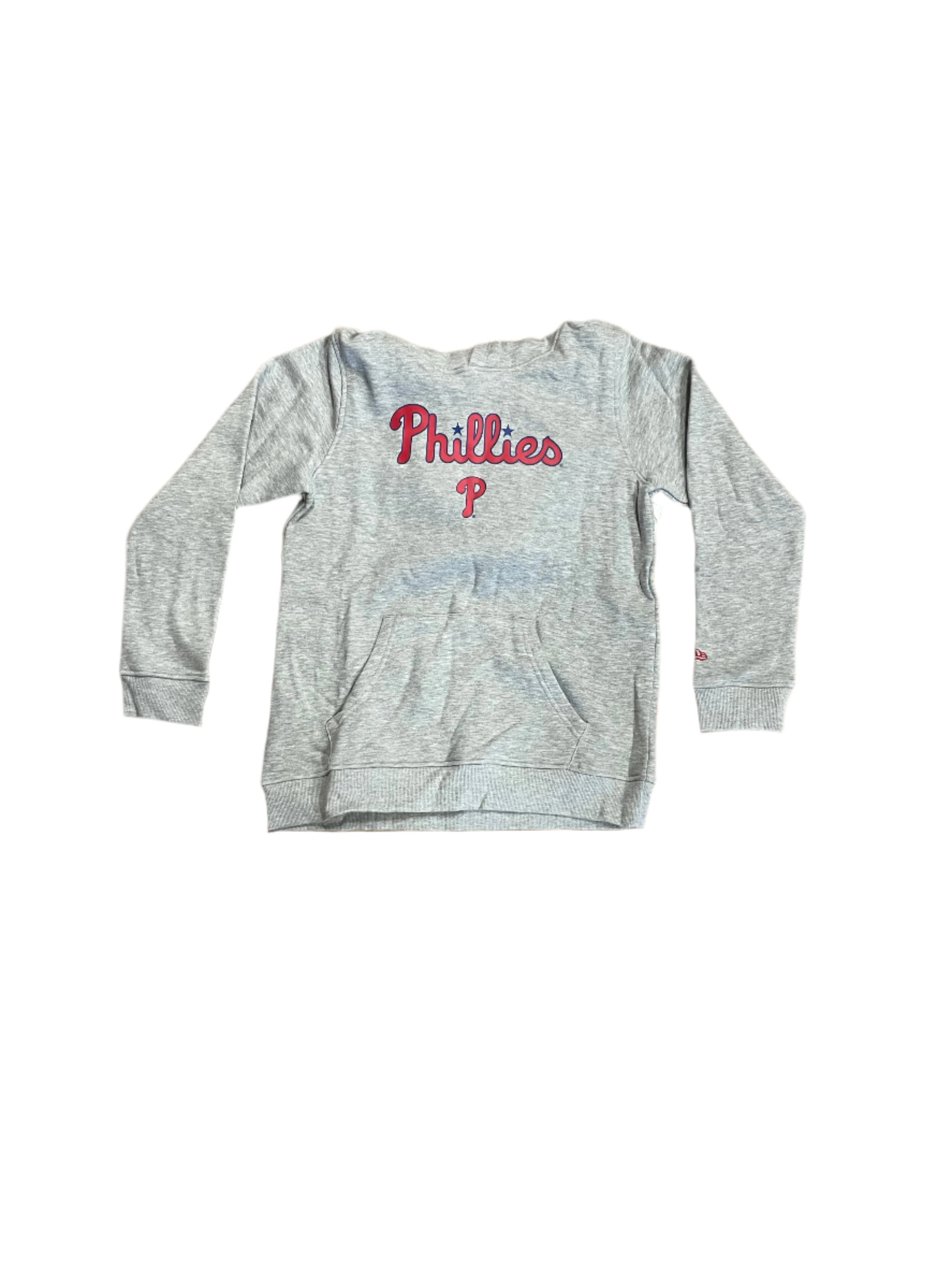 New Era Youth Grey Phillies Hoodie