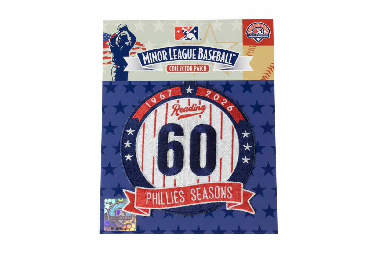 Philadelphia Phillies Affiliate 60th Anniversary Patch