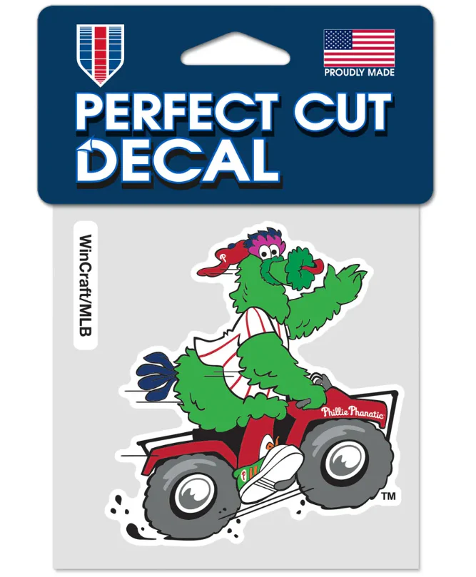 Philadelphia Phillies Phanatic Perfect Cut Color Decal 4" x 4"