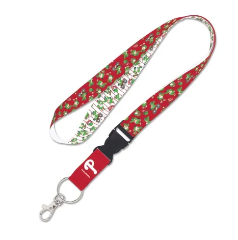 Phillie Phanatic Scattered Logo Lanyard