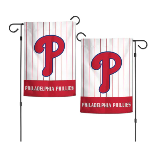 Pinstripe Philadelphia Phillies Garden Flag