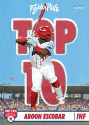 Reading Fightin Phils 2026 Top Ten Prospect Card Set - Image 10
