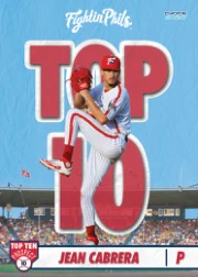Reading Fightin Phils 2026 Top Ten Prospect Card Set - Image 6