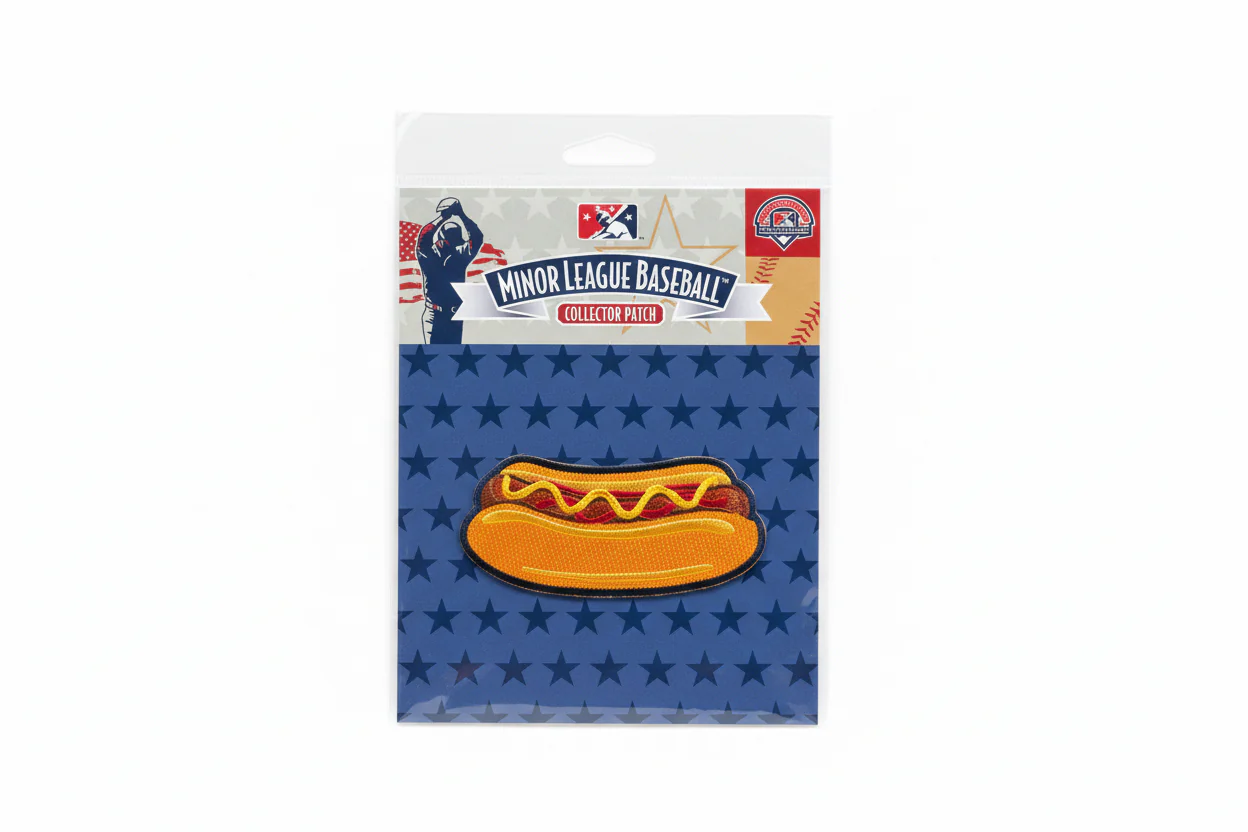 Reading Fightin Phils Hot Dog Cap Logo Patch