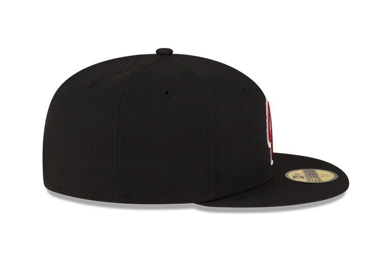 New Era 59Fifty Alt. 2 Black and Red Train Retro Hat - Image 6