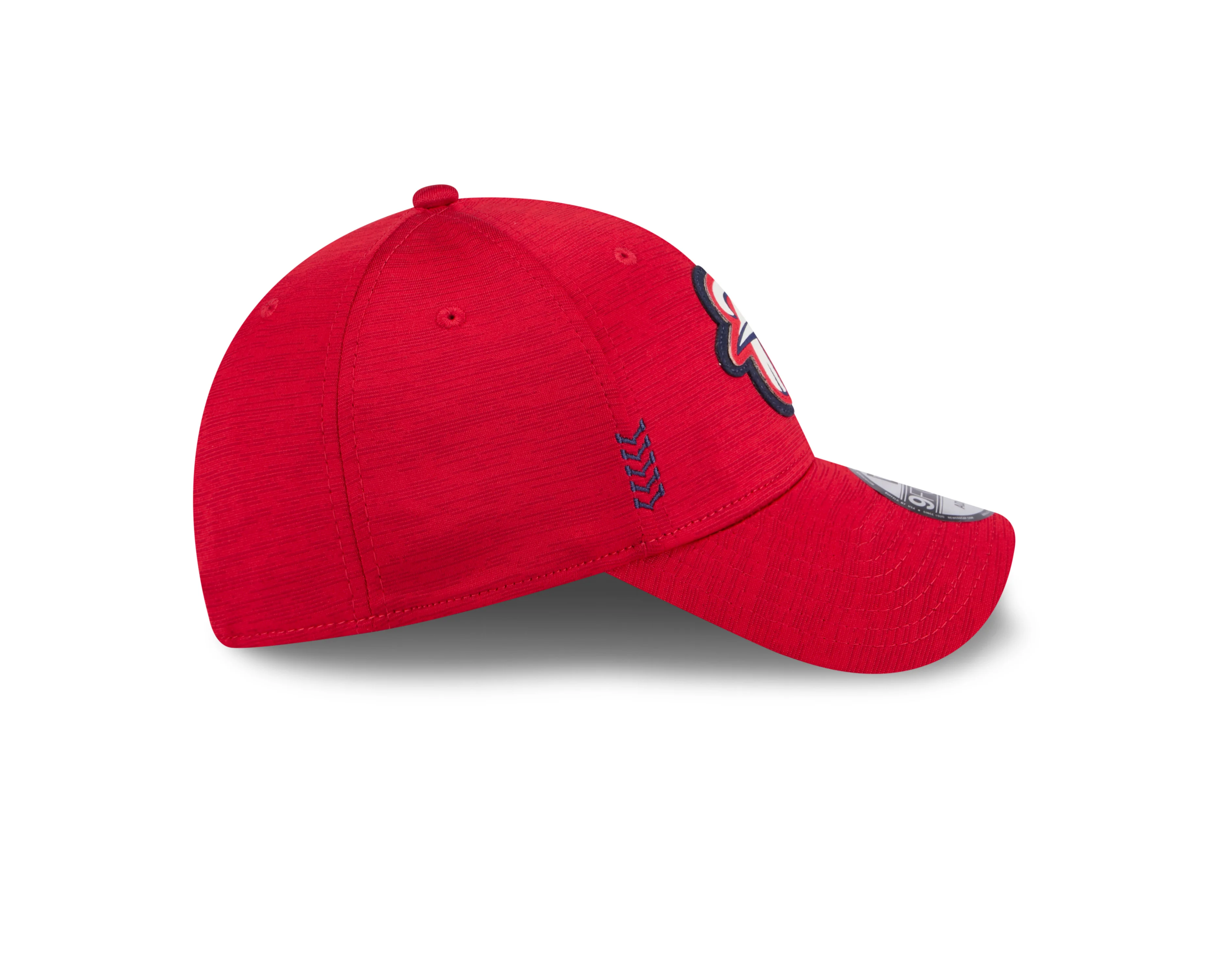 New Era 9Forty Reading Fightin Phils Stretch Snap Clubhouse Edition Adjustable Red F-Fist Hat - Image 4