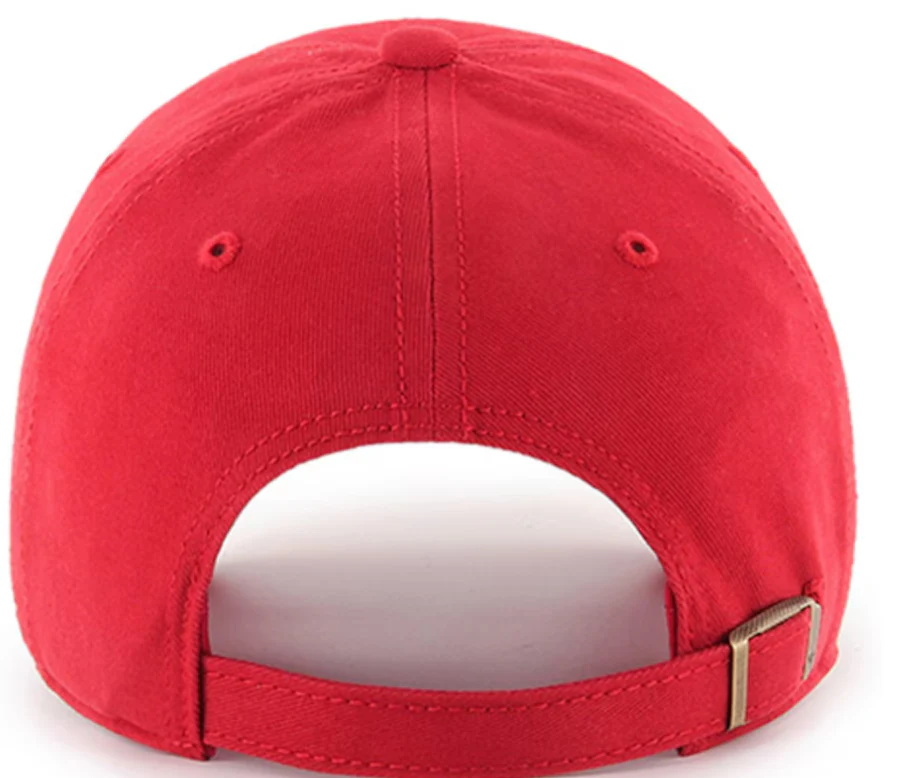 Red Women's Phillies P and Cursive Phillies 47 Cleanup Adjustable Hat - Image 2
