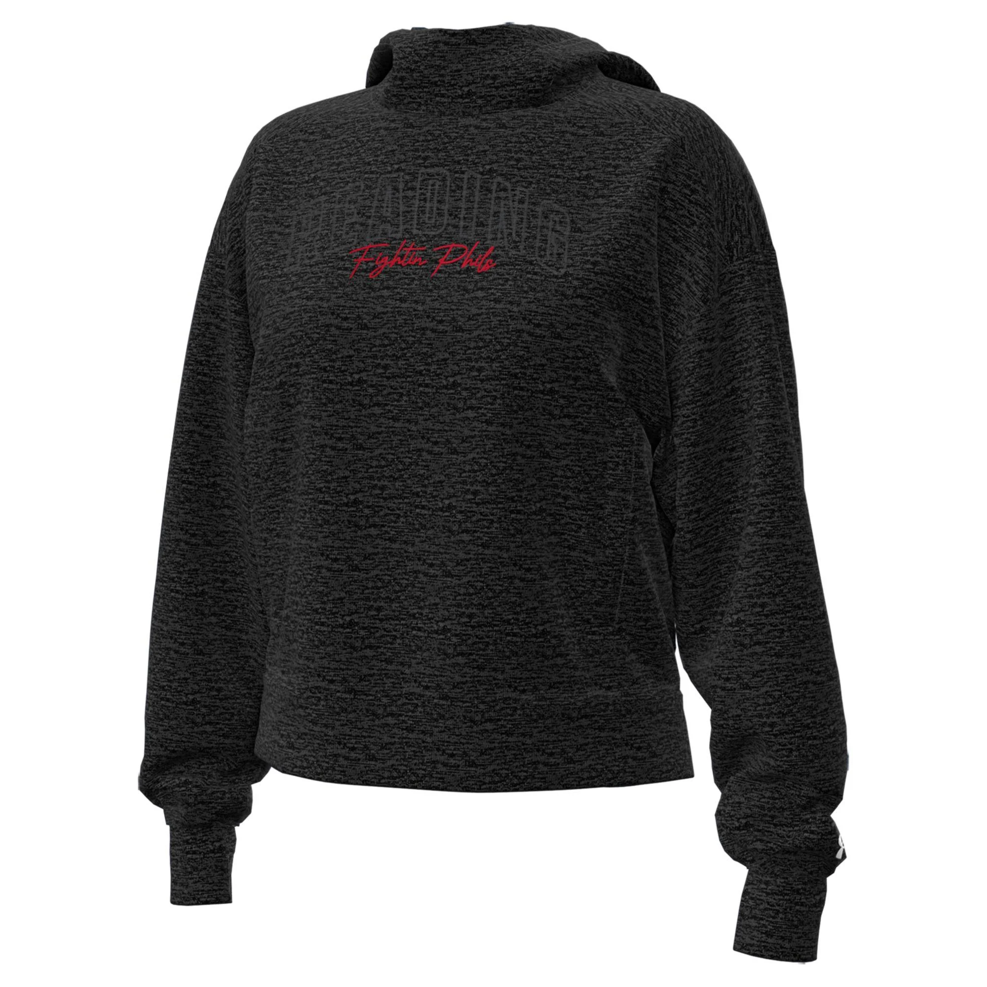 Under Armour Women's Reading Fightin Phils Black Twist Fleece Hoodie