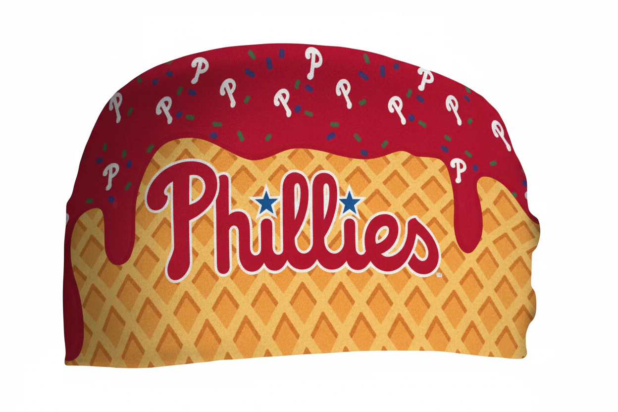 Vertical Athletics Phillies Cooling Headband Ice Cream Drip