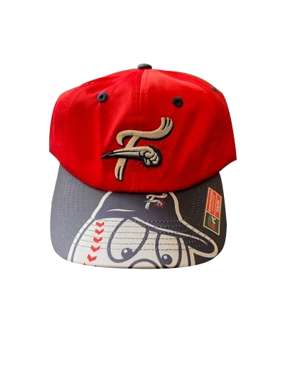 Bimmridder Navy F-Fist and Screwball Printed Brim Adjustable Youth Hat